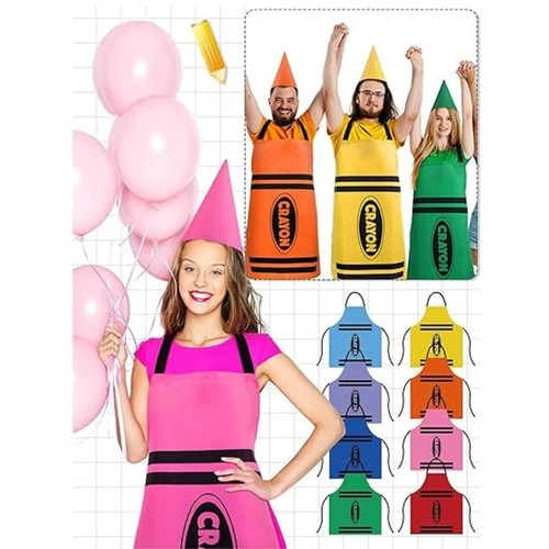 Colorful crayon themed gnome - colorful,