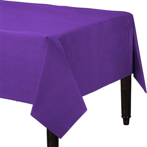 Purple paper table covers - covers, /