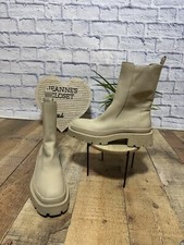 ZARA Nude Beige Lug Sole Ankle