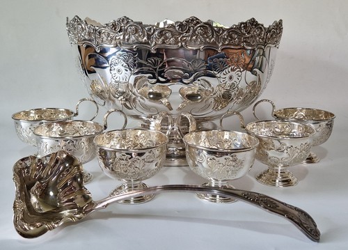 Large vintage silver plated - large,