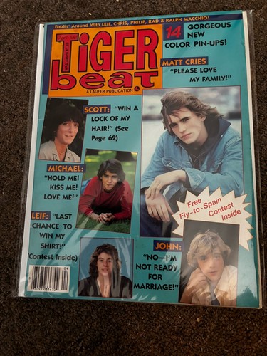 Tiger beat magazine - magazine, 1981