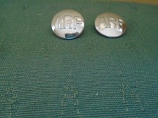 WW11 Two ARP Air Raid Precautions Uniform buttons - both larger size