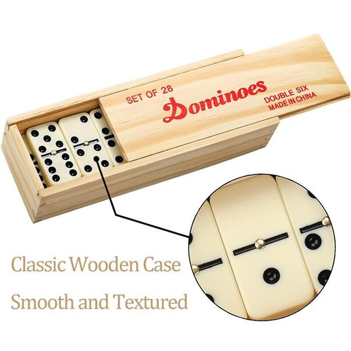 Double six dominoes - in, box