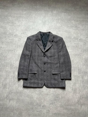 Harris tweed grey blazer - harris,