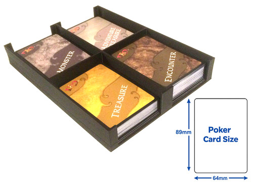Card deck storage holder - card,