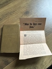 WW1 Active Service Testament