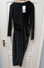 Zara Velvet Maxi Dress Size L