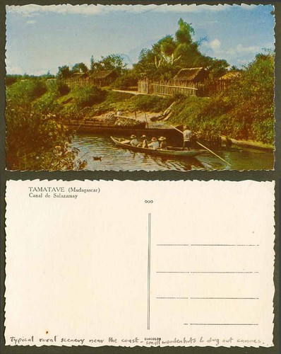Madagascar old postcard - old,