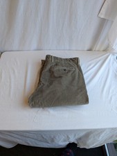 M&S Men's Trousers Beige Chino Cotton Corduroy Waist 38" Leg 31"