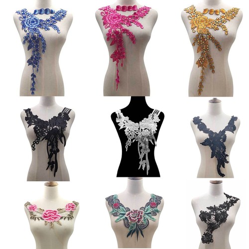 Lace collar floral - 1x,