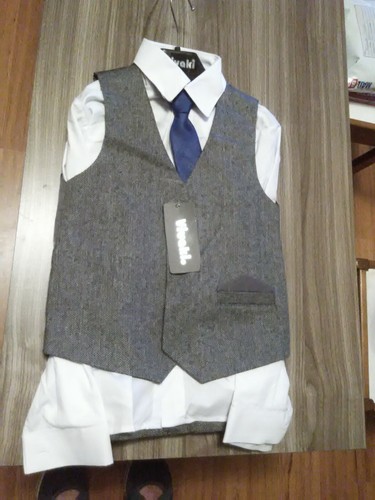 Piece grey tweed suit age - tweed,
