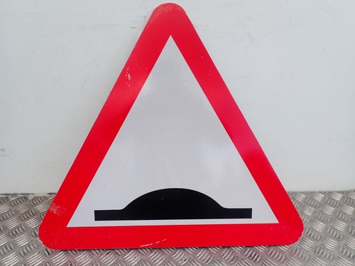 Road humps ahead sign - road,