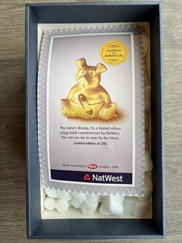 Natwest gold pig - natwest,