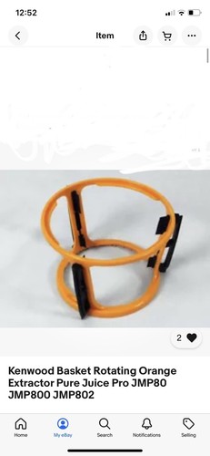 Kenwood basket rotating - rotating, orange