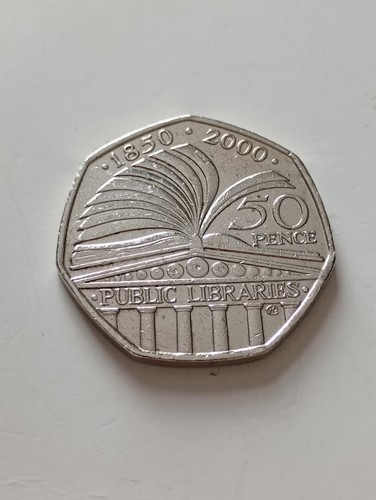 50p coin public libraries - ,,