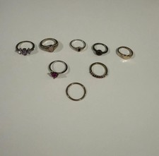 Vintage style Rings 8 pieces -