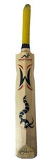 Kevin Pietersen Signed Woodworm Torch Mini Cricket Bat