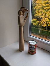 Wooden Articulated Display Hand. Excellent Condition.