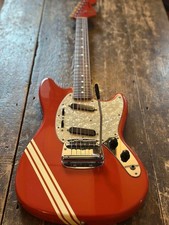 Fender Mustang 1973 RI Competiton Edition Fiesta Red w/ Matching Headstock MIJ 