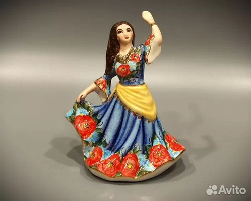 Soviet porcelain dancing gypsy - soviet,