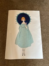 A2 Art Deco Flapper Poster