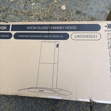 Logik l90chdx21 90cm - 90cm, chimney