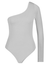 Womens One Shoulder Bodysuit