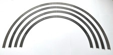 OO Gauge HORNBY PECO 1st - 4th Radius Nickel Silver Track Curves 