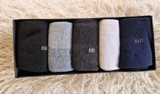 Breathable Bamboo Charcoal Cotton Socks Summer Gift Box Men Socks 5 Pairs Set.