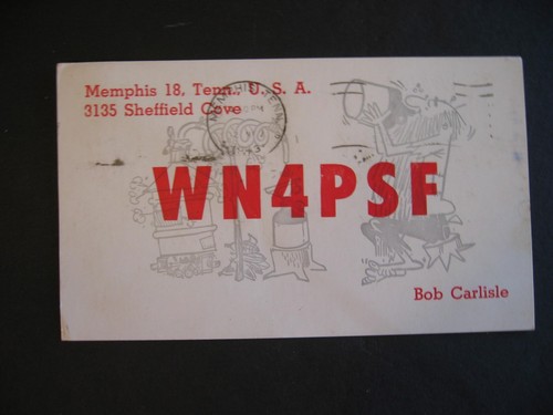 Vintage postcard ham radio - postcard,
