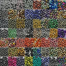 Wholesale Natural Mixed Gemstone Round Spacer Beads 4mm 6mm 8mm 10mm 12mm Pick