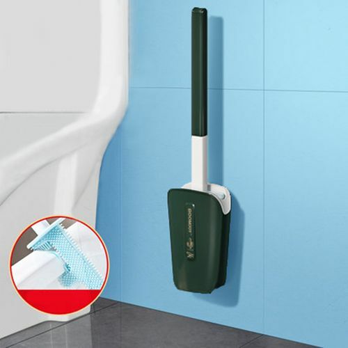 Wall mounted toilet brush set - wall,