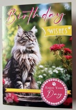 CUTE KITTEN CAT BIRTHDAY CARD