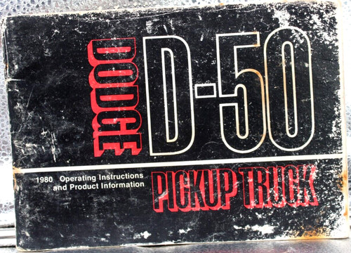 1980 dodge d50 pickup truck - dodge,