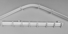White Aluminium Curtain Track