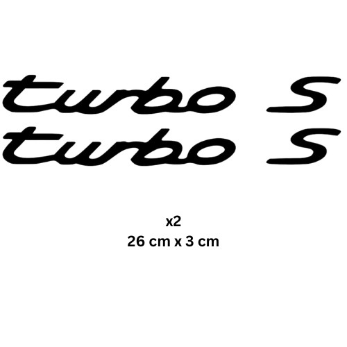 Premium turbo door decal - s,