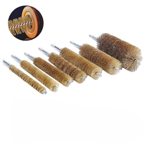 Copper wire cleaning - copper, brush