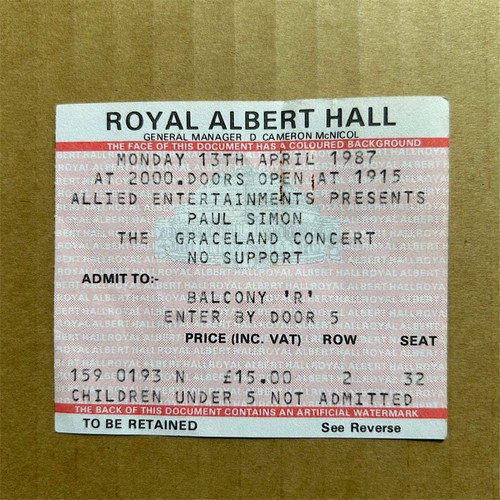 Paul simon royal albert hall - simon,
