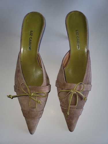Liz carine taupe suede pointed - liz,
