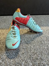 Rare nike ctr360 maestri iii SG Football Boots Size Uk 8 Nike ID Blue 