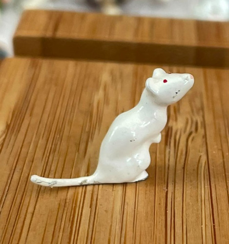 Hantel pewter figurine rat - hantel,