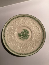 Wedgwood Patrician Torbay Vintage Bone China Tea Saucers X 2 @ 6cm Diameter