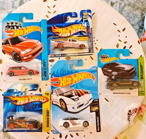 Hot wheels cars - hot, x5