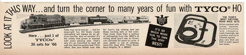1966 tyco trains model - ho,