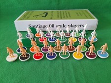 Subbuteo. PYO Santiago TYPE 2 Team.  FLESH FIGURES.  Choose  Base/Disc Colour