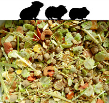 Guinea Pig Food Mix a Blend of Flaked Peas Barley Grass Carrot Premium Quality