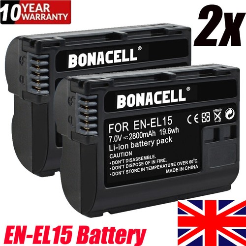 2pack el15 battery - en-el15,