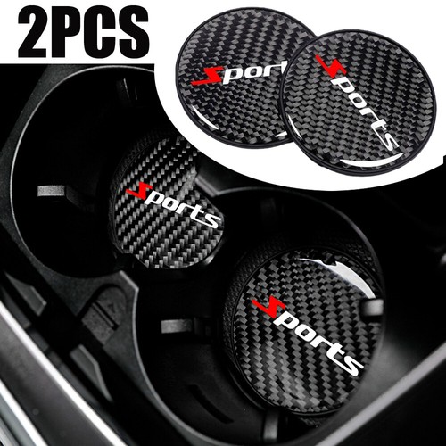 2pcs carbon fiber car - car, cup