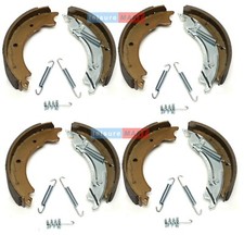 200x50mm Knott Avonride Type Trailer Brake Shoes Twin Axle fits Ifor Williams