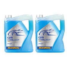 2X 5L Mannol Coolant G11 4211 Ready To Use Antifreeze -30°C + 125 SAE J1034